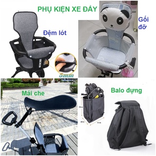 Đệm lót, mái che,balo ,gối đỡ - phụ kiện xe đây gấp gọn, xe đẩy du lịch cho bé