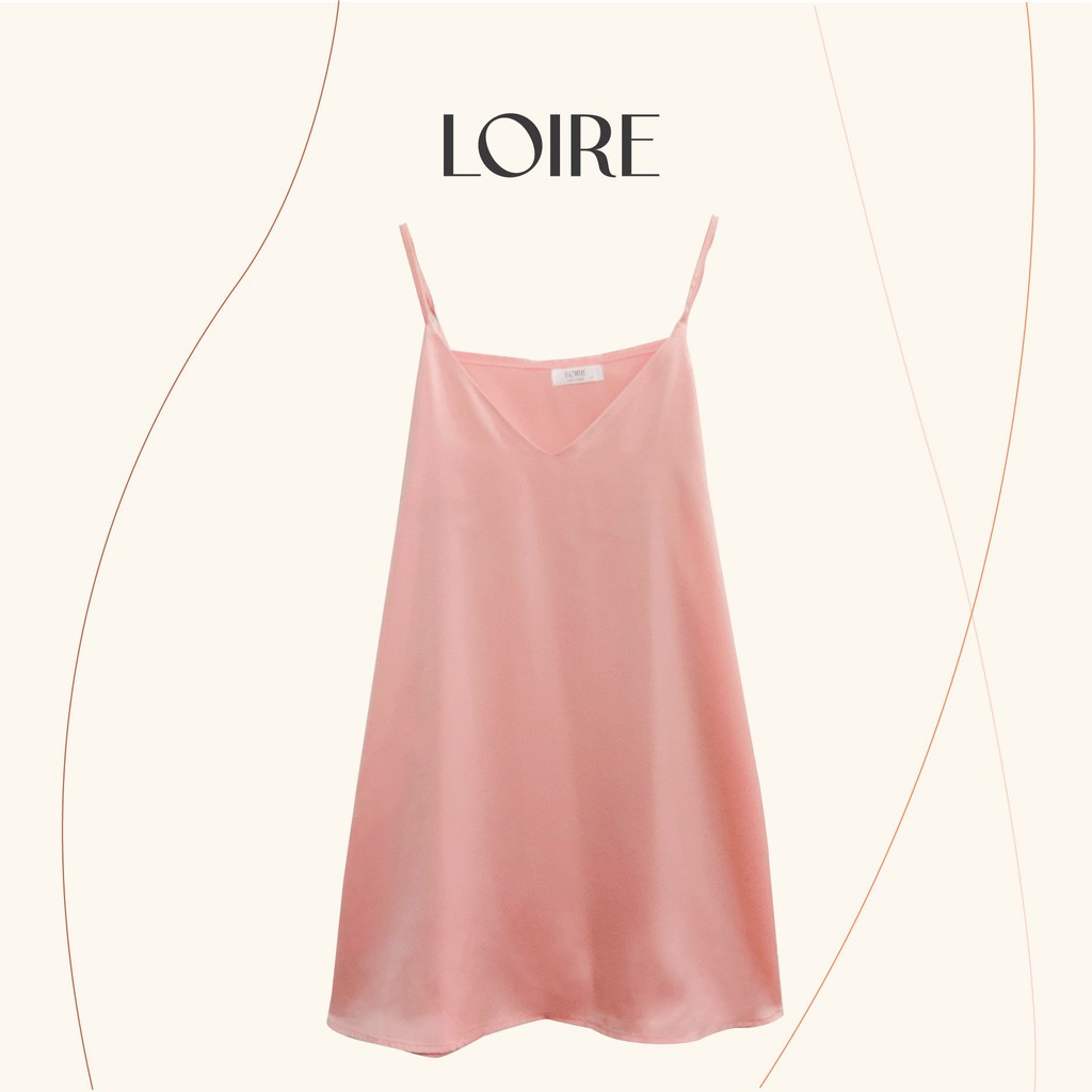 [Mã WABRLOIRE giảm 15% đơn 150K] Váy Lụa 2 Dây Cao Cấp Loirechic Freesize LSL05