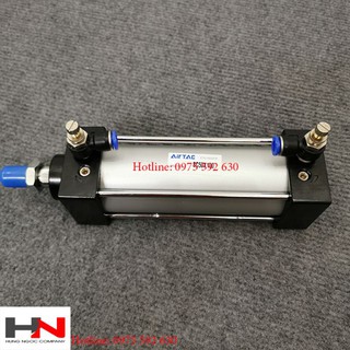 SALE Xi lanh khí nén 50*100 kèm đầu van tiết lưu