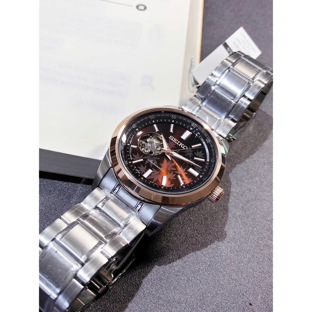 Đồng hồ nam Seiko Autumn Japan Limited Edition SCVE056 2020 Open Heart