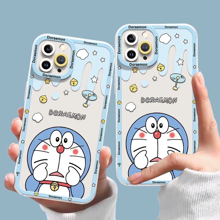 Ốp Điện Thoại TPU Mềm Trong Suốt Chống Sốc In Họa Tiết Hoạt Hình Cho IPhone 14 13 12 Pro X XR XS Max 6 6S 7 8 Plus