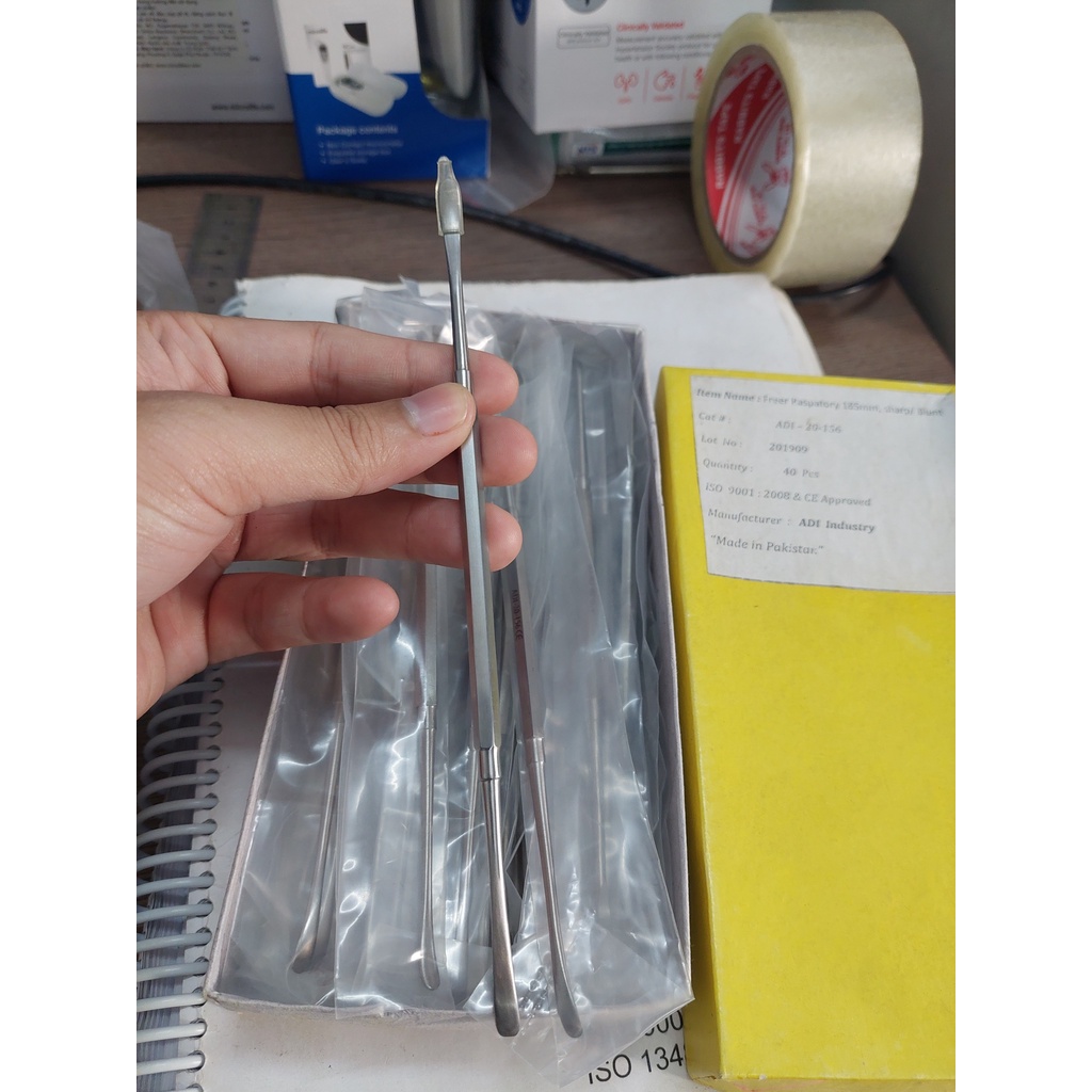 Cây nâng xương FREER đầu sắc/ cùn 185mm CHÍNH HÃNG 100%