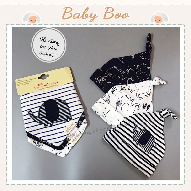 Mũ yếm momcare cho bé 6-12 tháng [ babyboo]