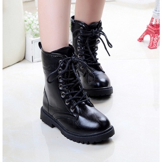 Giày Boot da cho bé gái phong cách hàn quốc (mẫu mới nhất ) -QN238