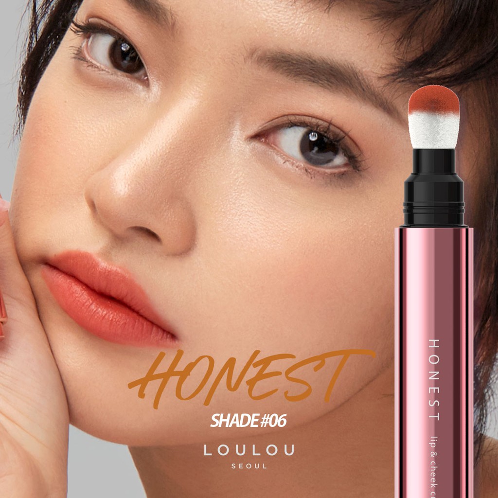 [Mã FMCGM50 - 8% đơn 250K] Son Kem Dạng Bấm Loulou Honest- 06 Nude đào nhẹ nhàng 2.2g | BigBuy360 - bigbuy360.vn