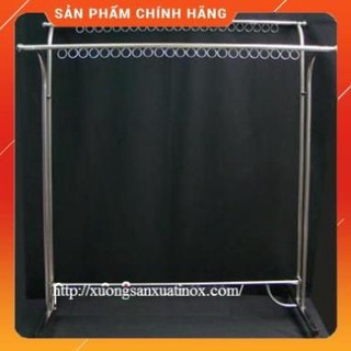 Giàn phơi, Giá phơi quần áo kép inox dầy đẹp, chắc khỏe