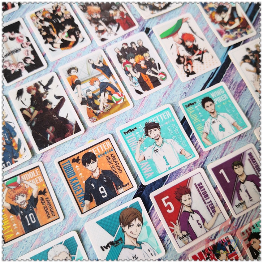 ❤ Haikyuu!! Q-1 Nhãn Dán Thủ Công Bóng Chuyền Mini Trẻ Trung ❤ Set 40 Sticker Dán Trang Trí Album
