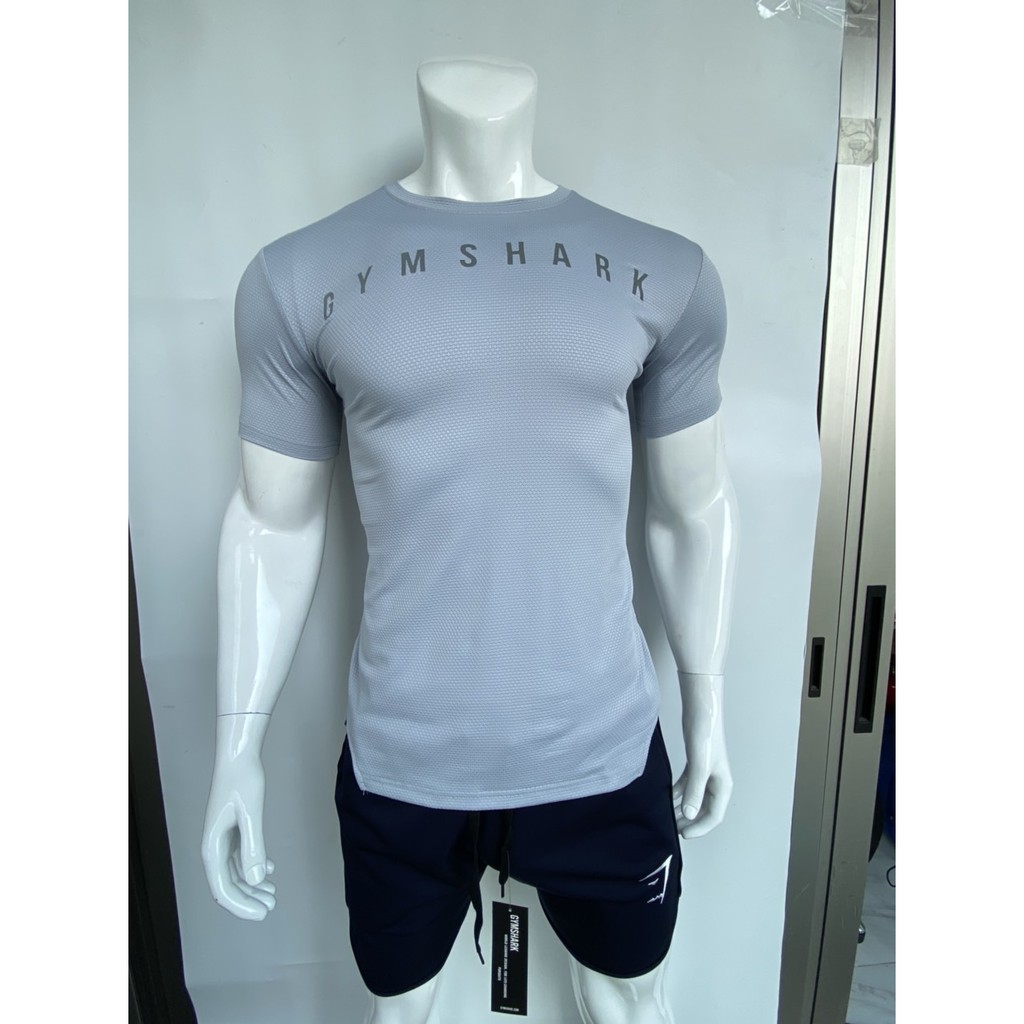 Áo thun tập gym cao cấp GymShark vải da rắn siêu chất - BiT Fitness TEE.GS.DR