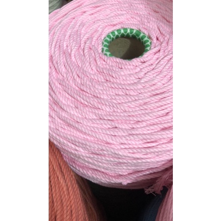 Dây thừng cotton màu size 3mm, 5mm thắt macrame, trang trí, decor - Ảnh thật và video