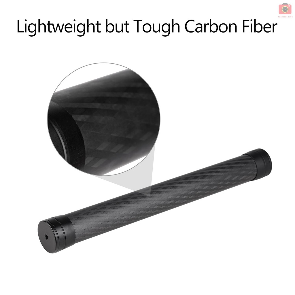 Thanh nối dài tay cầm chống rung bằng sợi Carbon với ốc vít 1/4 Inch thông dụng cho máy ảnh DSLR SLR | BigBuy360 - bigbuy360.vn