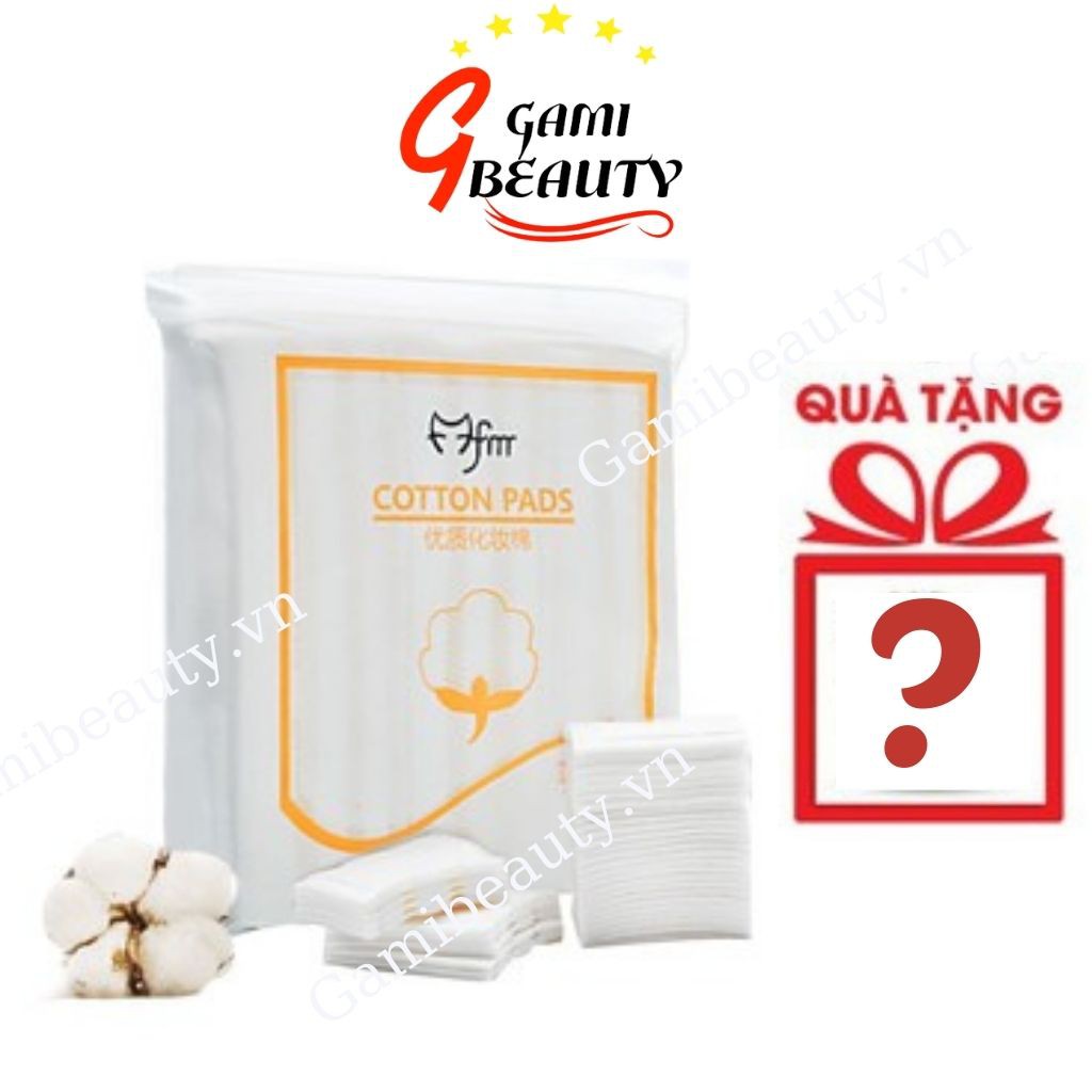 Bông tẩy trang 222 miếng 3 lớp COTTON PADS có túi rút siêu tiện lợi và giữ vệ sinh GAMI BEAUTY | BigBuy360 - bigbuy360.vn