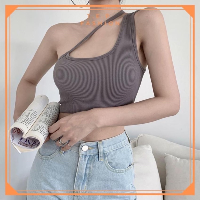 Áo Croptop 2 Dây Chéo Sexy Tep Fashion - BRA005
