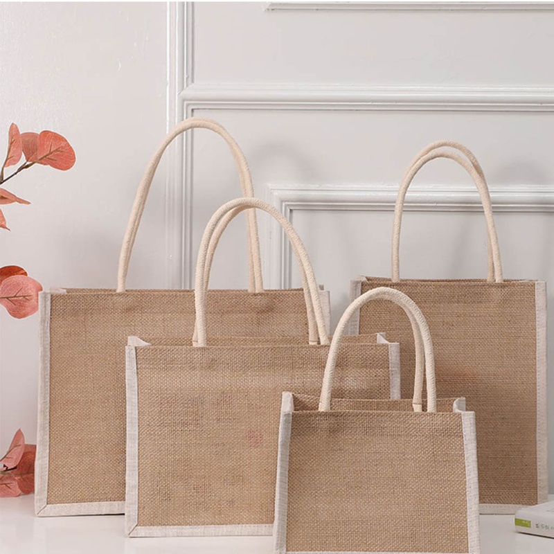 Seng Túi Tote Vải Bố Xách Tay Sức Chứa Lớn Có Thể Tái Sử Dụng Cho Nữ
