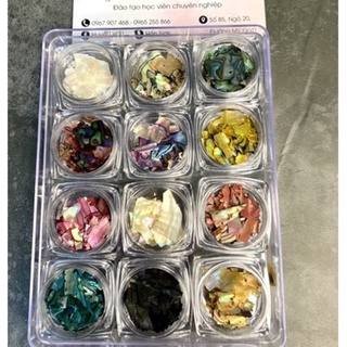 [HOT] Xà cừ vân đá - vân gỗ mỏng đính nail, ẩn gel hoặc bột