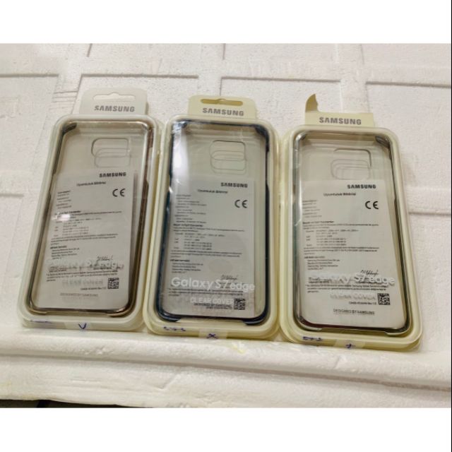 Ốp lưng Samsung S7 Edge clear cover trong suốt chính hãng