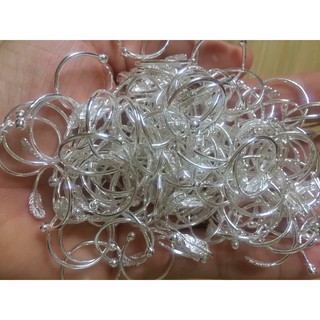 (Follow shop săn deal hot ngày 9/7) nhẫn lông vũ bạc ta