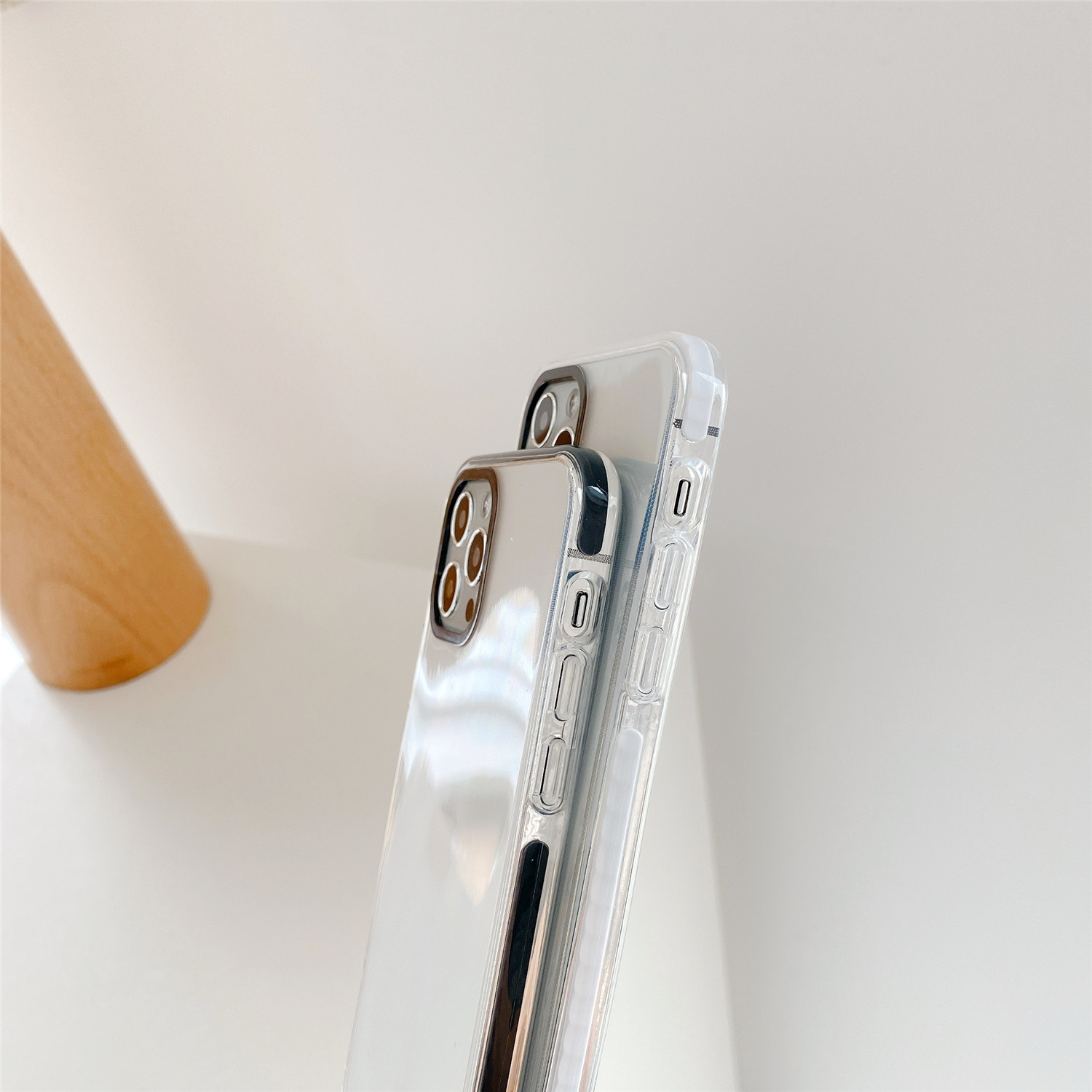 Ốp điện thoại silicone mềm TPU trong suốt bảo vệ toàn vẹn iPhone 12pro max 12mini 11 Pro 11Pro Max XS Max XR SE7 8 Plus | BigBuy360 - bigbuy360.vn