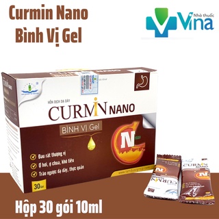 Curmin Nano Bình Vị Gel - Hỗ trợ diều trị dạ dày, tá tràng, đại tràng
