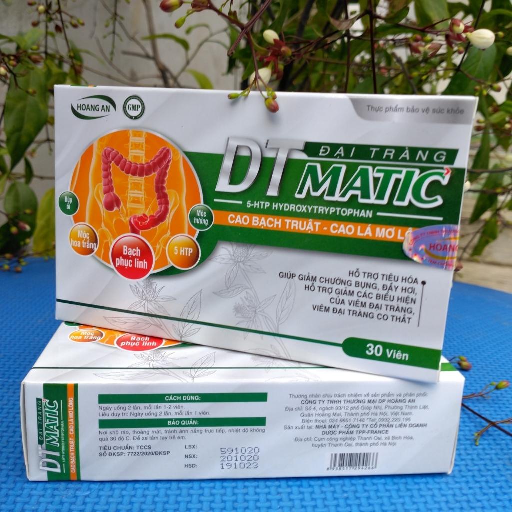 Đại tràng DT MATIC hỗ trợ giảm các biểu hiện của viêm đại tràng, viêm đại tràng co thắt