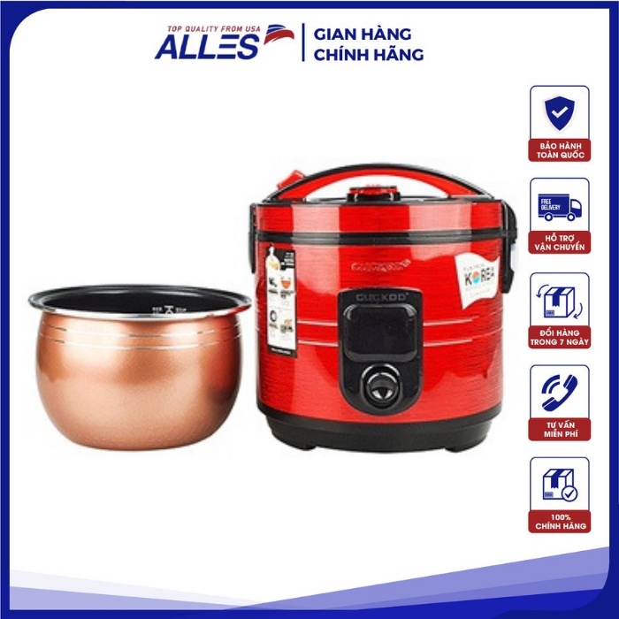 Nồi cơm điện mini ALLES 3D 3 dung tích 1,2L 1,8L 3L lòng siêu dày cơm siêu ngọn