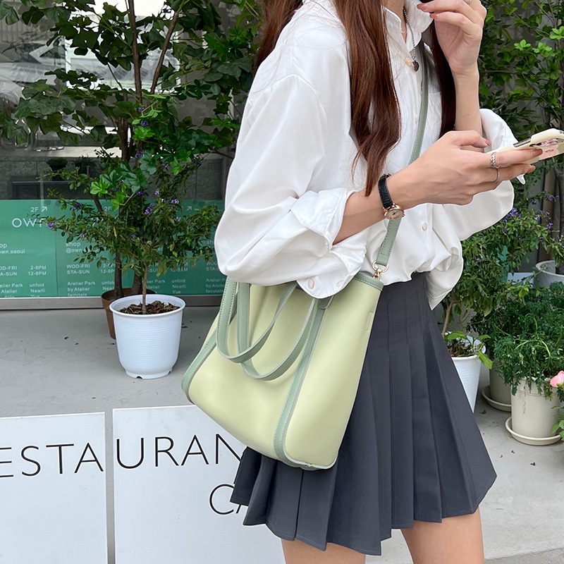 Túi xách tay đeo vai tote IELGY sức chứa lớn đa năng thời trang dành cho nữ