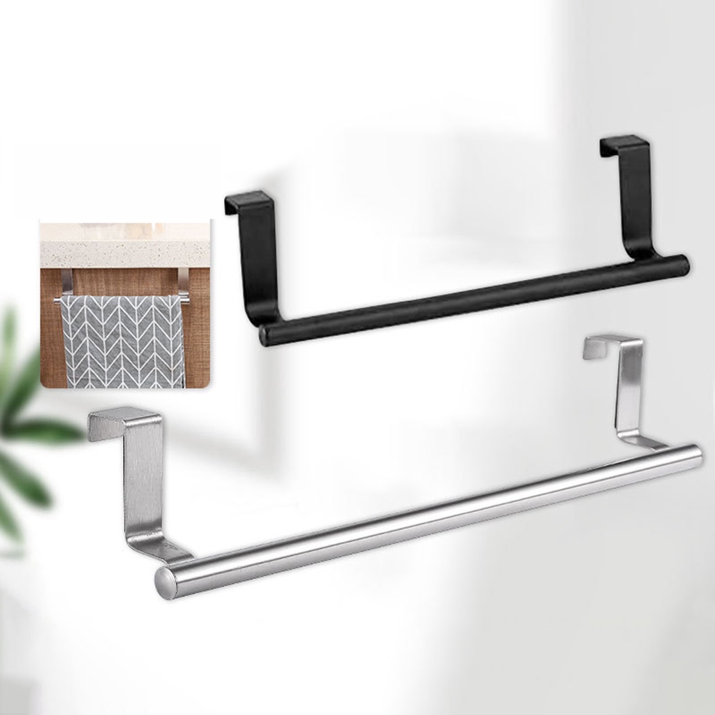 Giá Treo Khăn Gắn Cửa Nhà Tắm / Nhà Bếp Hiện Đại Không Cần Khoan Lỗ [Dolity2]