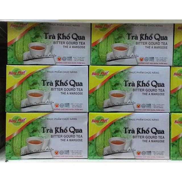 Trà Khổ Qua thanh nhiệt, mát gan