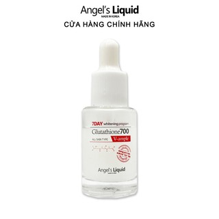 [Mini size] Serum dưỡng trắng làm đều màu da Angel Liquid 7 Day Whitening Program Glutathione 700 V-Ample 5ml