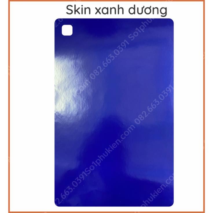 Miếng dán mặt lưng skin carbon Samsung Tab A7 2020 / Tab T505  có 7 loại skin để lựa chọn
