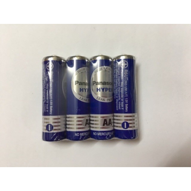 [Giá cực sốc] Hộp 60 viên pin AA (tiểu xanh) Panasonic R6UT/4S