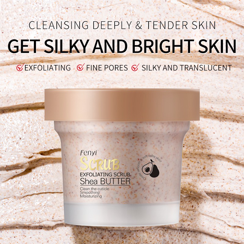 Fenyi Shea Butter Body Scrub Deep Cleansing 100g