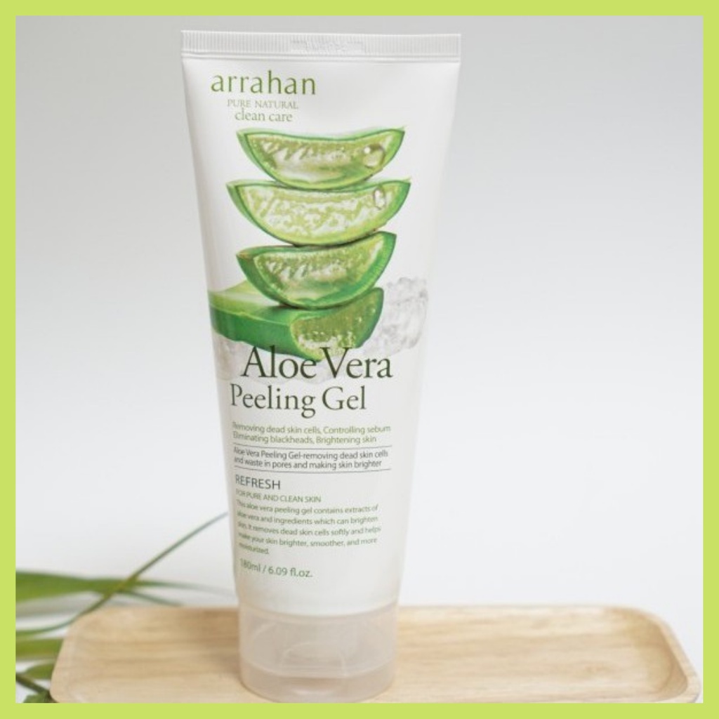 Tẩy Da Chết Arrahan Aloe Vera Peeling Gel 180ml Hàn Quốc