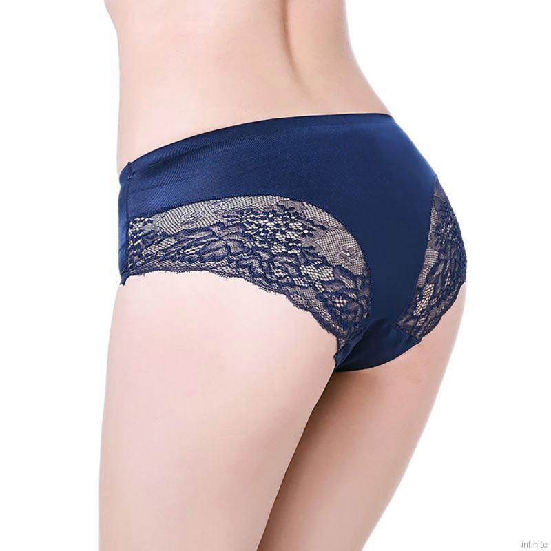 Women Lace Luxury Seamless Plus Size Low Waist Female Slim Briefs | BigBuy360 - bigbuy360.vn