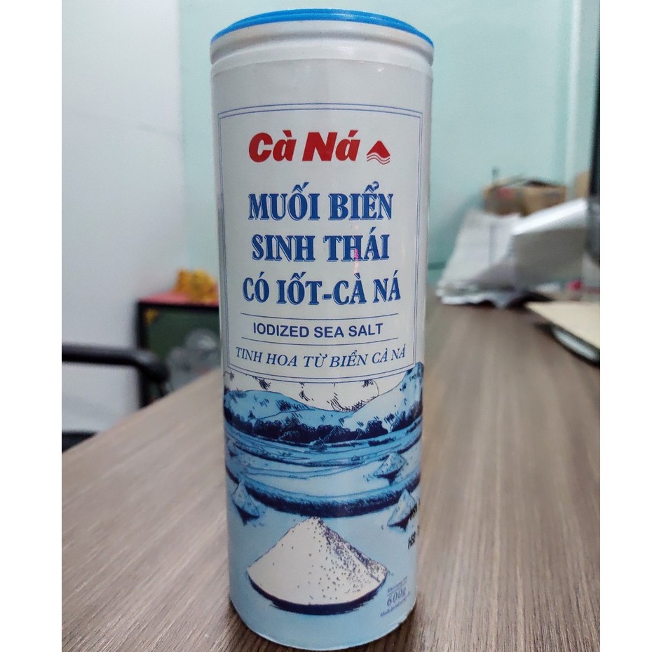 Muối biển sinh thái có iot - Cà Ná hũ 600g