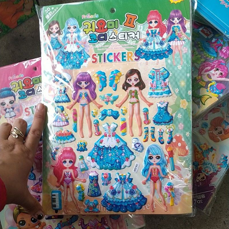 combo 20 hình dán sticker cho bé