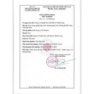 Khẩu trang y tế 4 lớp Thành Long