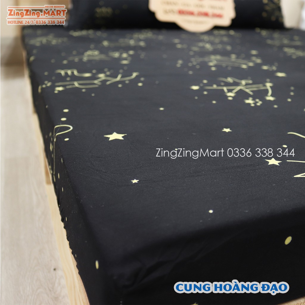 Bộ 1 Ga Chun 2 Vỏ Gối Nằm Combo 3 Món Poly M6/M8 | BigBuy360 - bigbuy360.vn