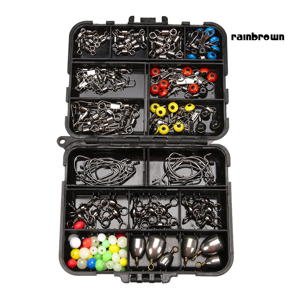 ❖Phụ Kiện Chuyên Dụng Dành Cho YJ YJ YJ❖Hộp 160 Phụ Kiện Câu Cá Chuyên Dụng