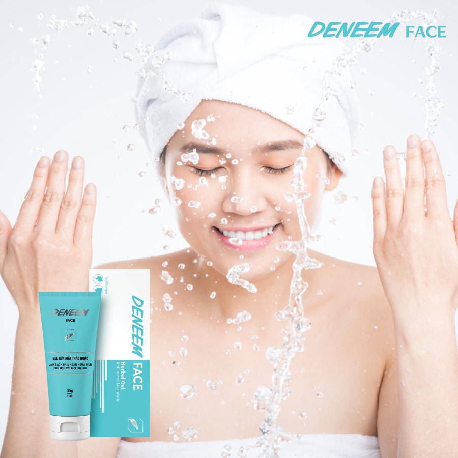 Gel rửa mặt DENEEM FACE Giảm mụn, kiểm soát dầu cho da