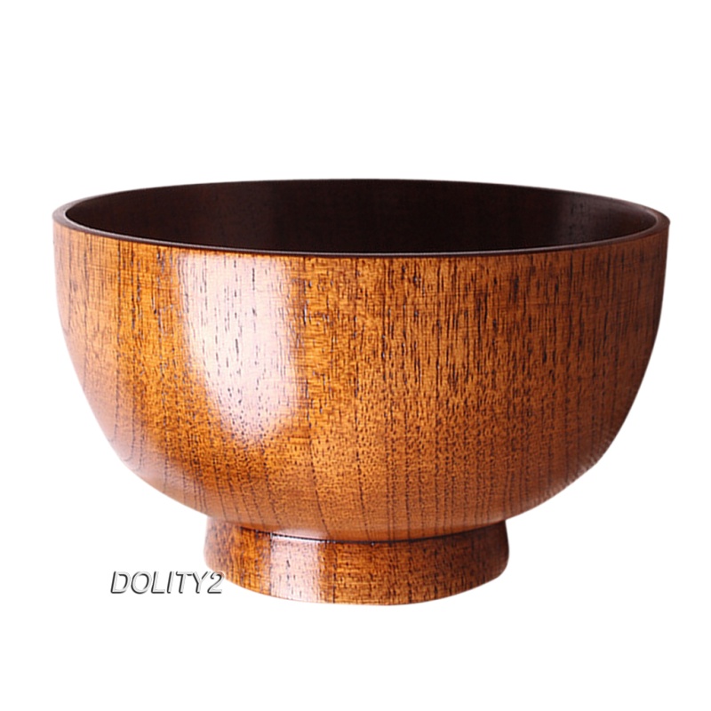 [Dolity2] Bát Ăn Cơm / Mì Bằng Gỗ Thủ Công Phong Cách Nhật Bản