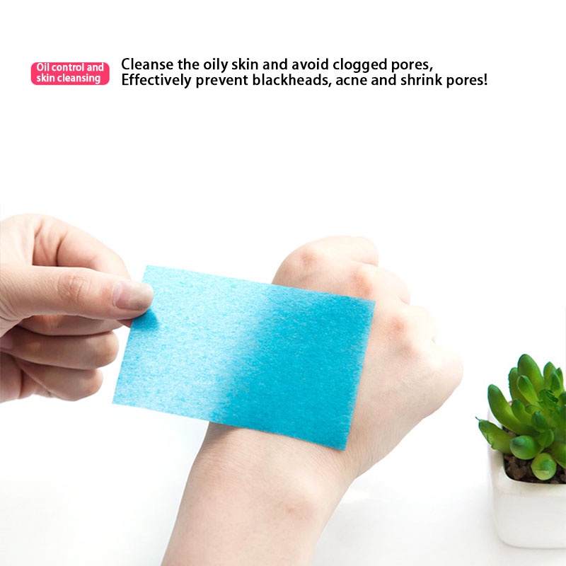 Set 50 miếng giấy thấm dầu làm sạch da mặt