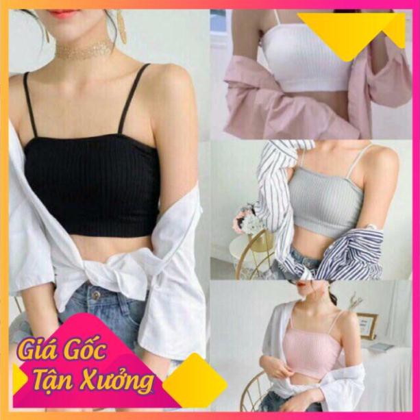 Áo Bra Thun Tăm 2 Dây mã 809 | BigBuy360 - bigbuy360.vn
