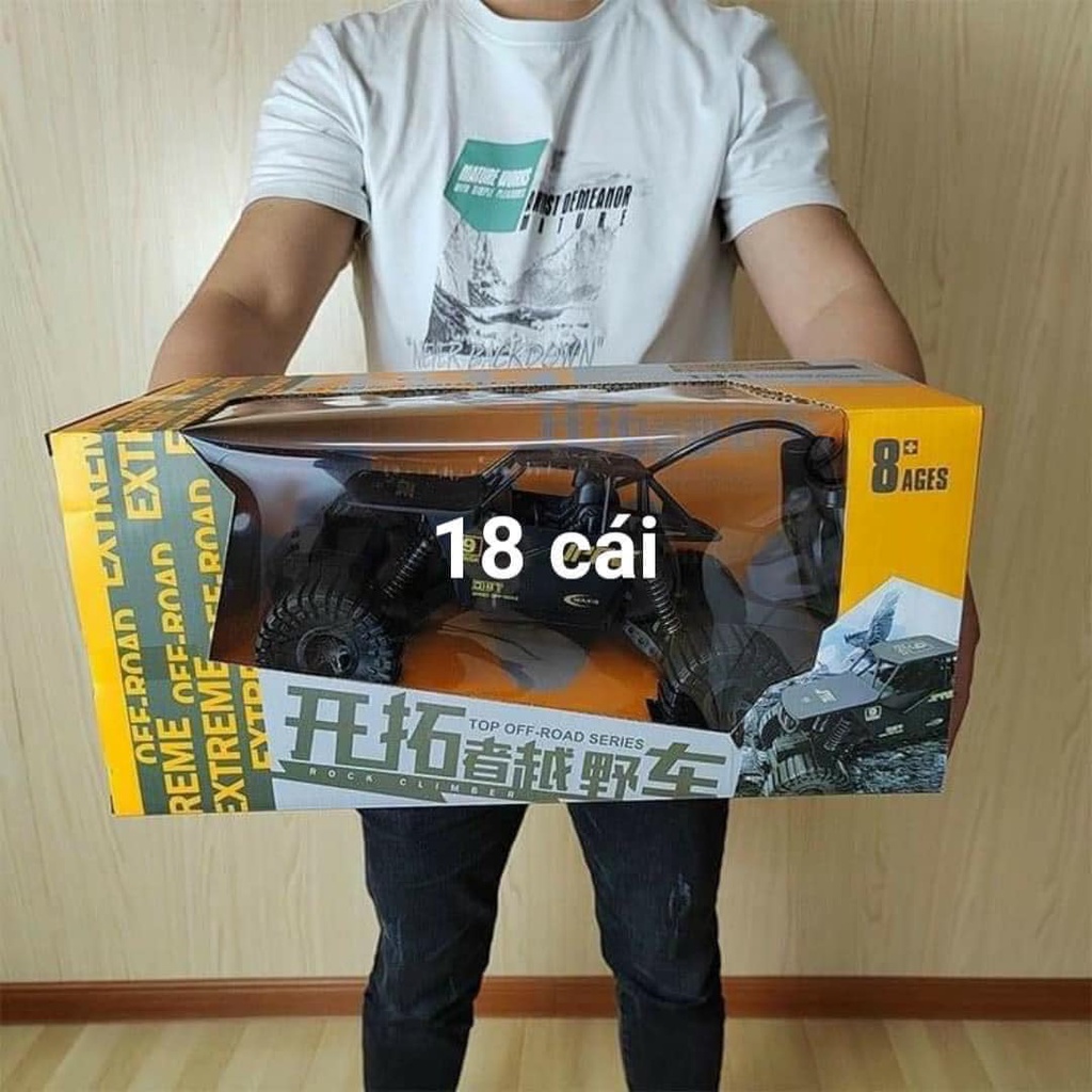 XE Ô TÔ ĐỊA HÌNH điều khiển từ xa cho các bé (HÀNG LOẠI TO - kích thước;39 x18 x 17 cm)