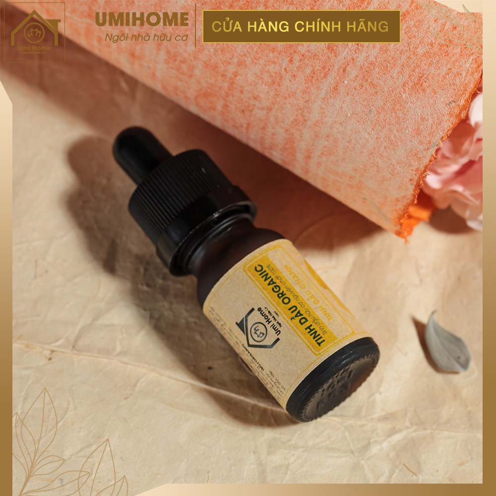 Tinh dầu Chanh vàng hữu cơ UMIHOME 10ml nguyên chất