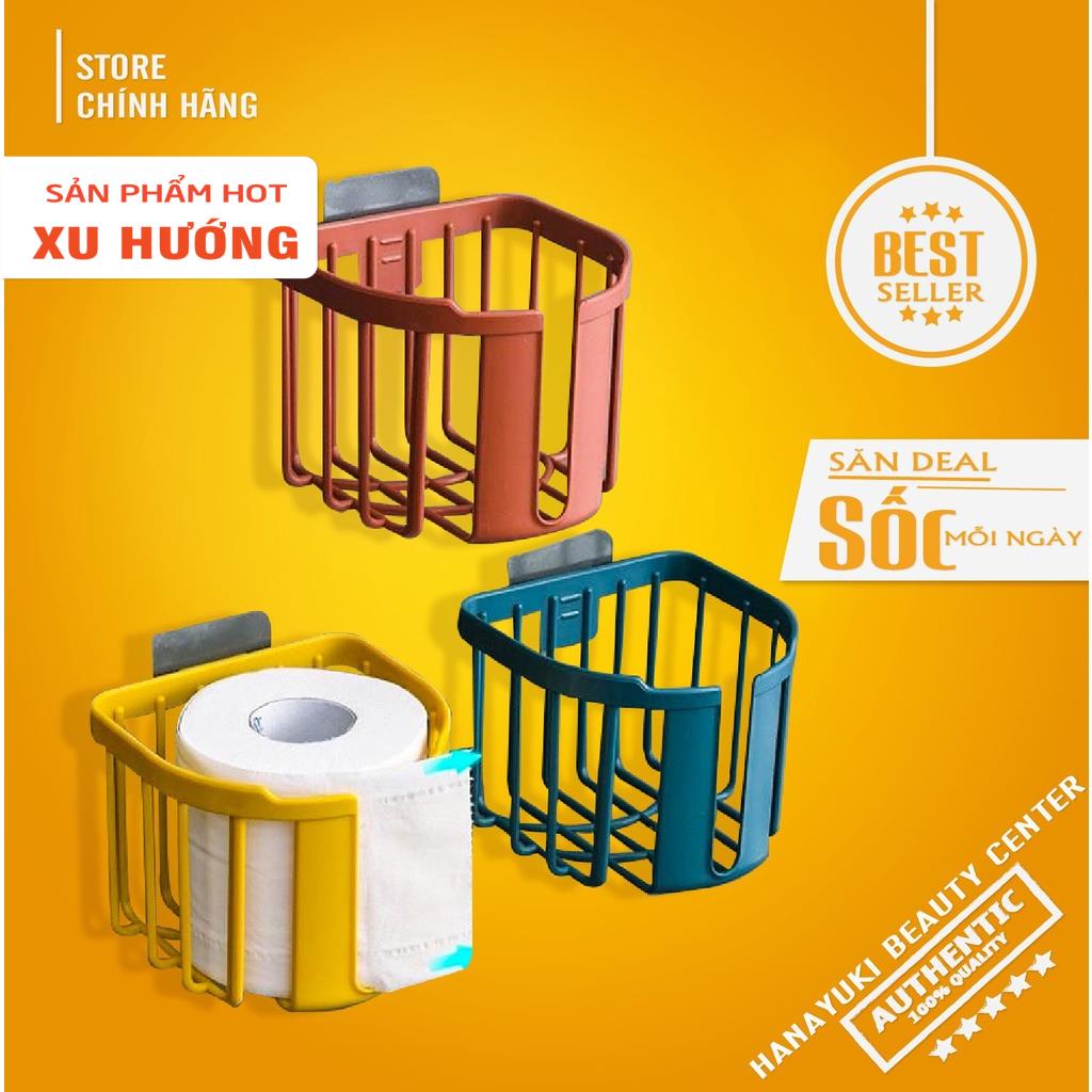 Giỏ đựng giấy vệ sinh- giỏ treo tường đựng khăn giấy phòng tắm nhà bếp- Hanayuki Asia