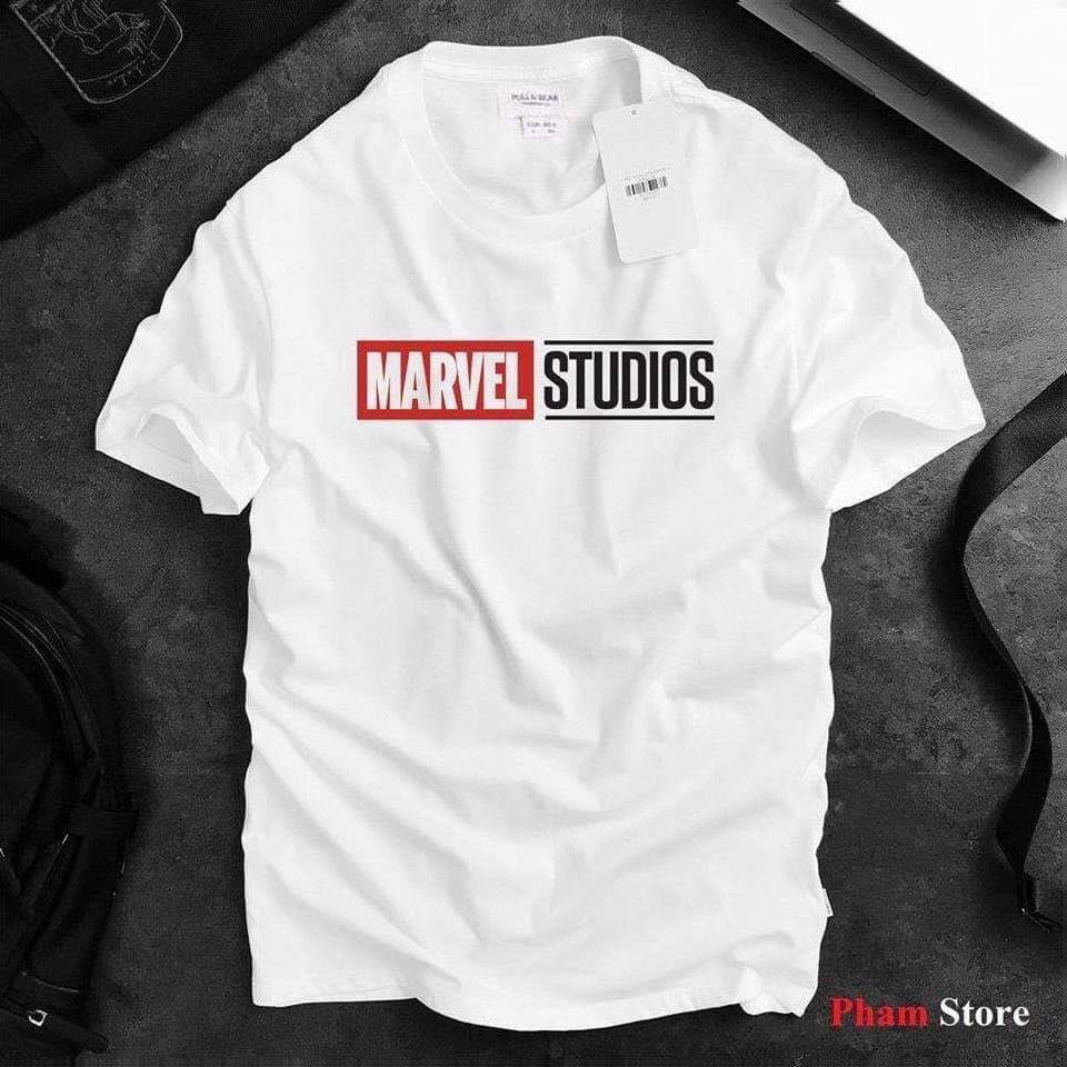 Áo thun in hình Marvel Studio/ Áo thun hình siêu anh hùng/ Áo thun mỹ unisex - Áo ngắn tay không cổ