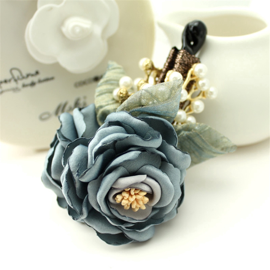 Kẹp Tóc Nữ Đính Hoa Thời Trang Hàn Quốc Xinh Xắn