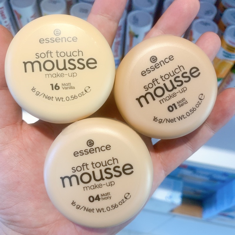 PHẤN TƯƠI ĐỨC Essence Soft Touch Mousse Tông Màu 01,04,13,16 - 16g