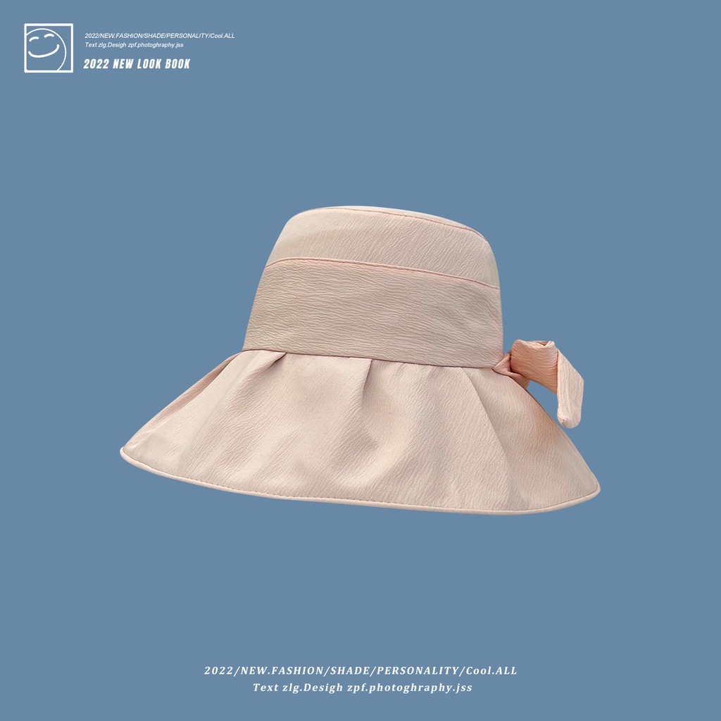 Nón Rộng Vành Chống Nắng Tia UV Màu Sắc Ngọt Ngào Thời Trang Mùa Hè Cho Nữ