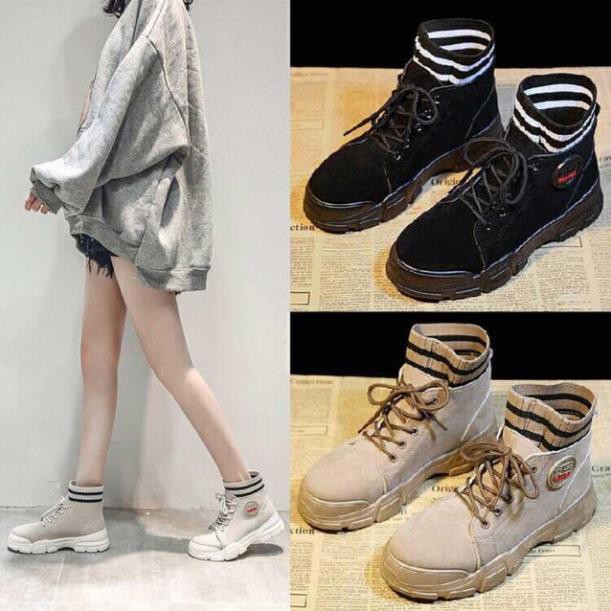 Free GIÀY DA LỘN CAO CỔ BO VIỀN LEN SIÊU HOT HIT ( kèm video chất giày shop tự quay ) Có Sẵn ⚡ CHẤT sịn : ◦ ༈ ! , / | BigBuy360 - bigbuy360.vn